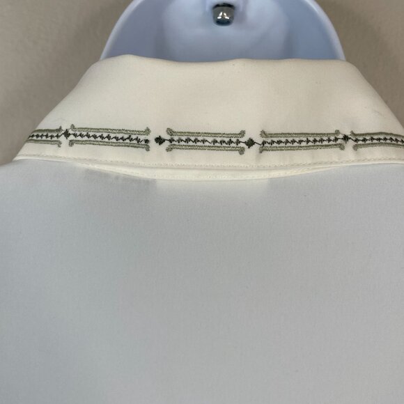 Vintage Academia Grandma Embroidered Top Size 12P Hobbit Forest Countryside Chic - Picture 9 of 13